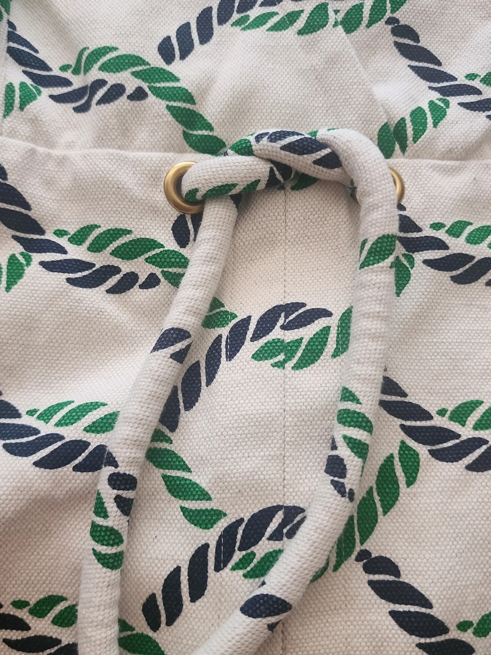 Cotton blend dress, Tory Burch Runway Pier Dress, nautical rope print Size S